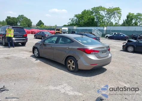 2015 Hyundai Elantra Se из США, поврежденный, VIN 5NPDH4AE0FH564657